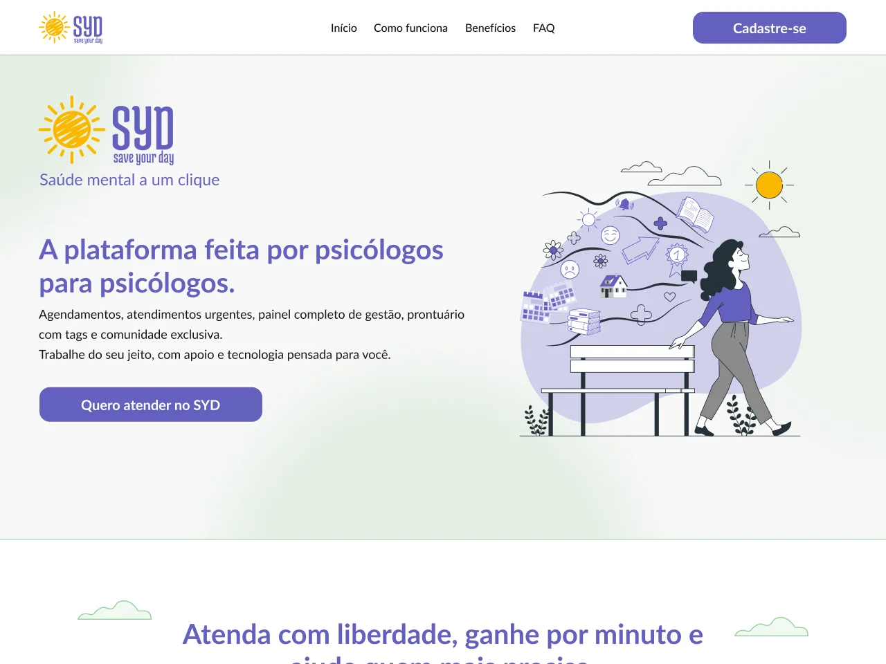 The practitioner landing page